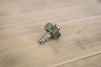 HOSE BARB 3/8 WITH 1/2 inch FPT KNURL