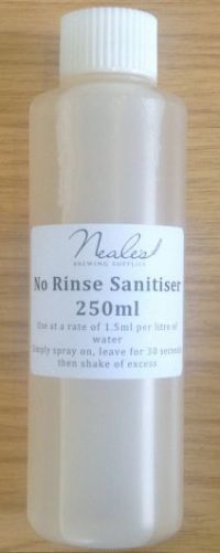 NBS No Rinse Sanitiser 250ml