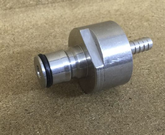 Stainless Carbonation & line cleaning Cap