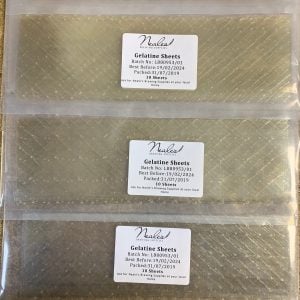 Gelatine 10 sheets