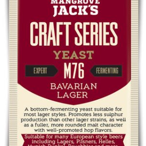 Mangrove Jacks Bavarian Lager M76 Yeast