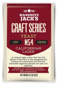 Mangrove Jacks Californian Lager M54 Yeast