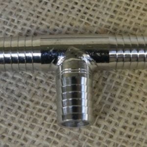 Stainless Steel T 13mm Barb