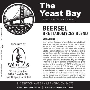 WLP4603 Beersel Brettanomyces BB: