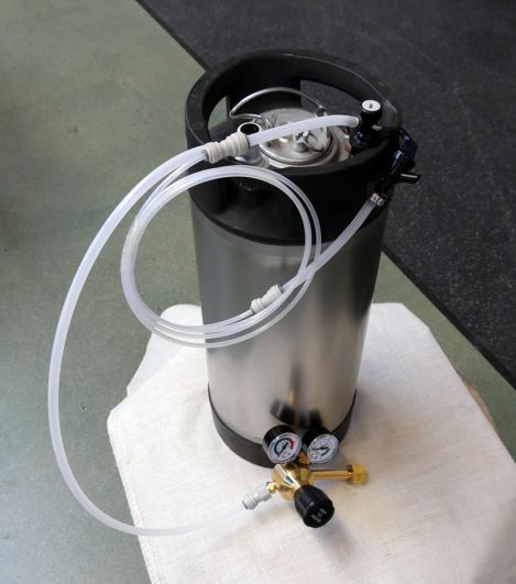 how to set up a keg with co2