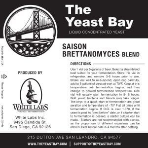 WLP4626 SAISON BRETTANOMYCES BLEND BB: