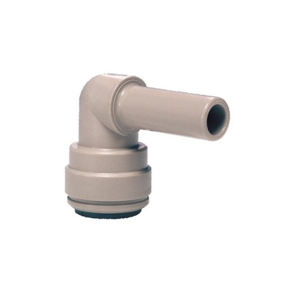 John Guest 3/8" Push Fit to 3/8" Stem Elbow