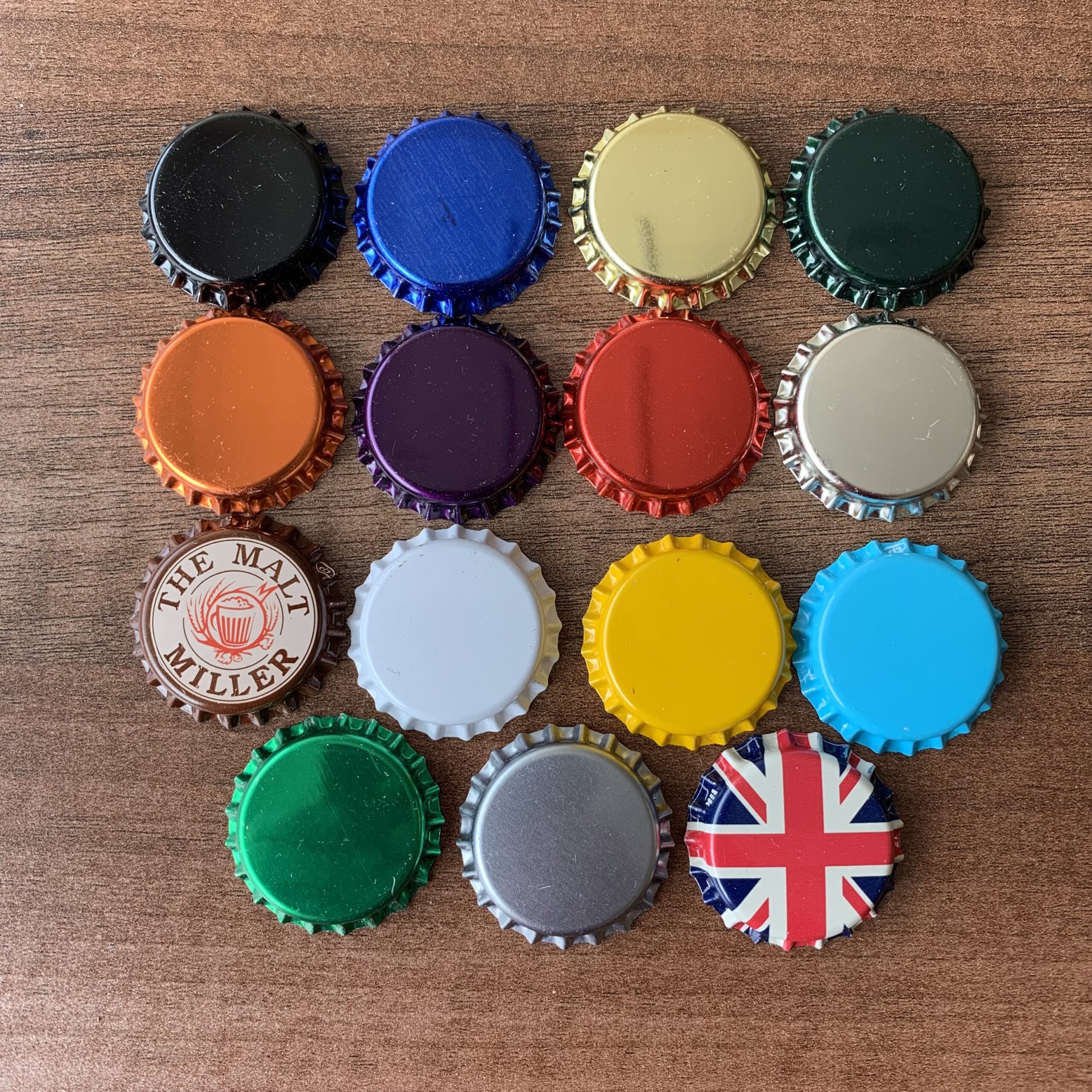 Crown Caps 26mm Select Colours - The Malt Miller