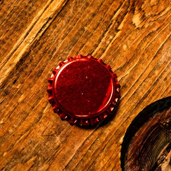 200 x Crown Caps Red - 26mm Bottle Caps With Oxygen-Scavenging Liner