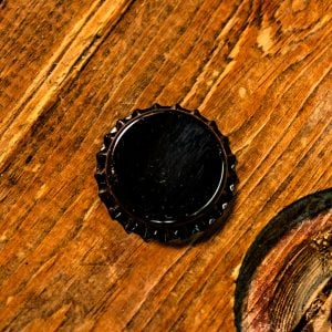 200 x Black Crown Caps - 26mm Bottle Caps With Oxygen-Scavenging Liner