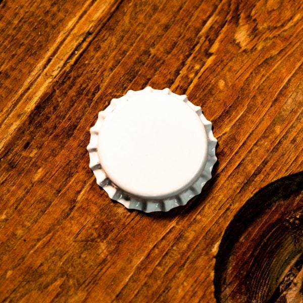 200 x Crown Caps White - 26mm Bottle Caps With Oxygen-Scavenging Liner