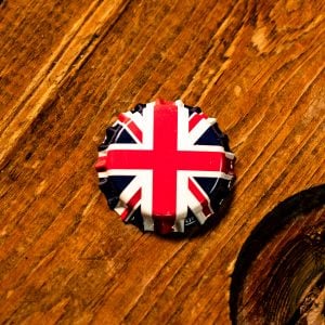200 x Union Jack Crown Caps - 26mm Bottle Caps With Oxygen-Scavenging Liner