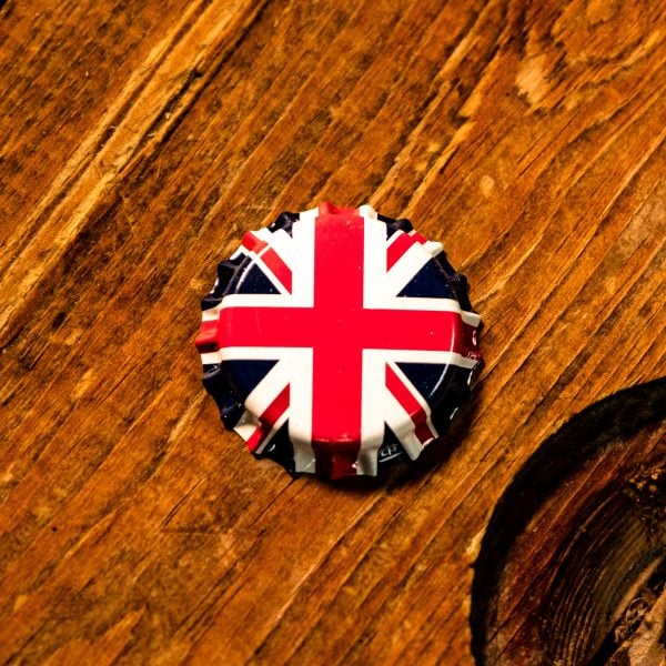 200 x Union Jack Crown Caps - 26mm Bottle Caps With Oxygen-Scavenging Liner