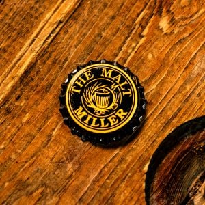 Crown cap 26mm for beer bottling The Malt Miller design