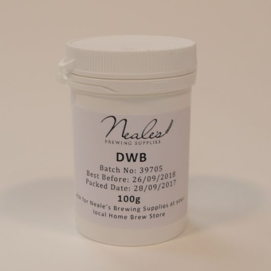 Sterilisers, Chemicals and Sundries - DWB 100g - The Malt Miller