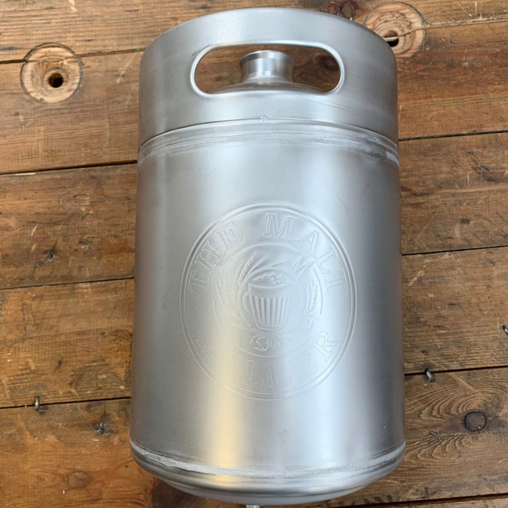Stainless Steel 5 litre Keg The Malt Miller