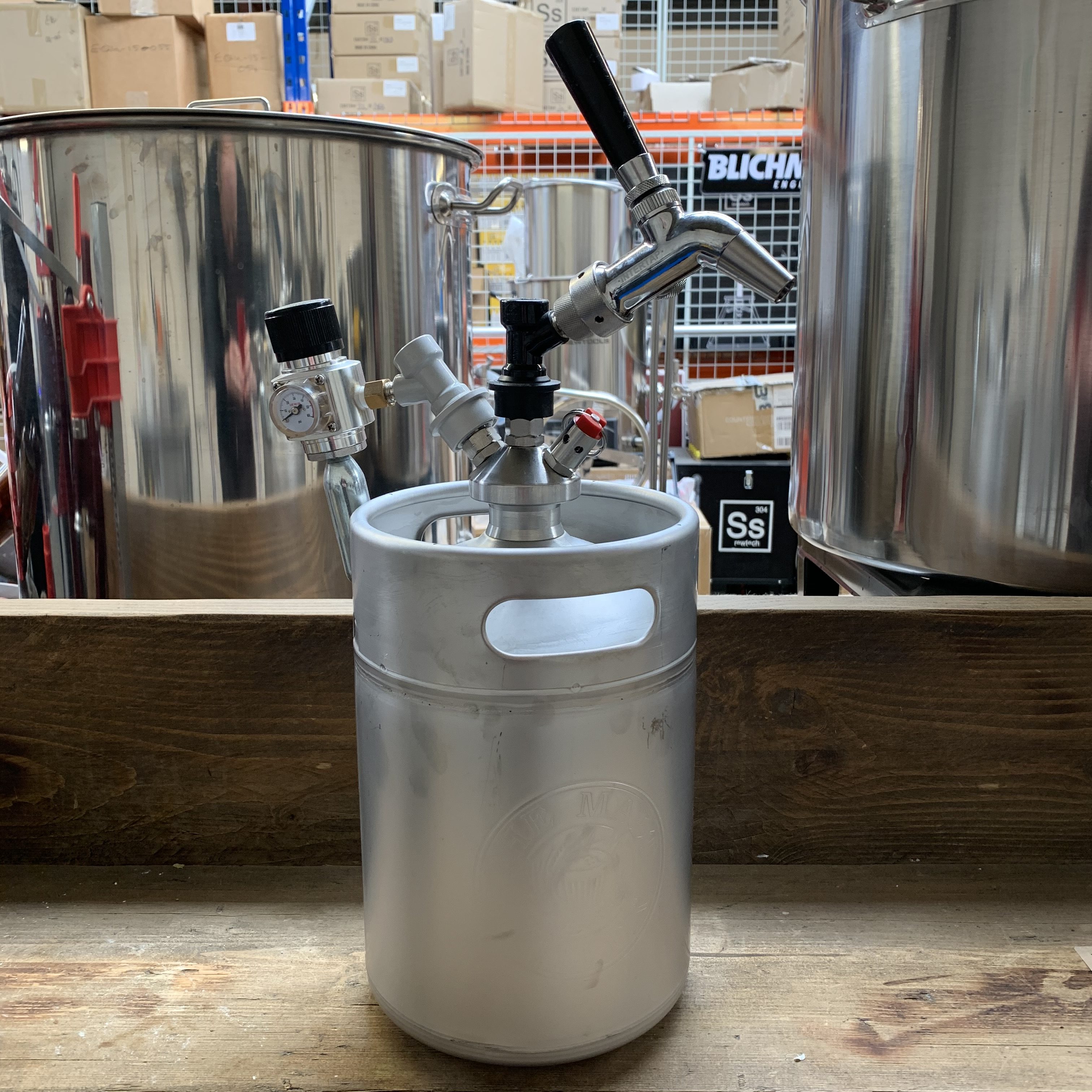 Stainless Steel 5 litre Keg The Malt Miller