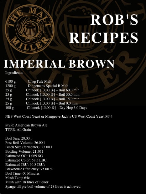 IMPERIAL BROWN Recipe