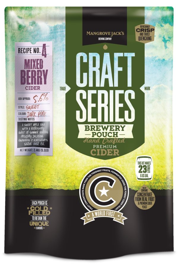 mixed berry cider kit