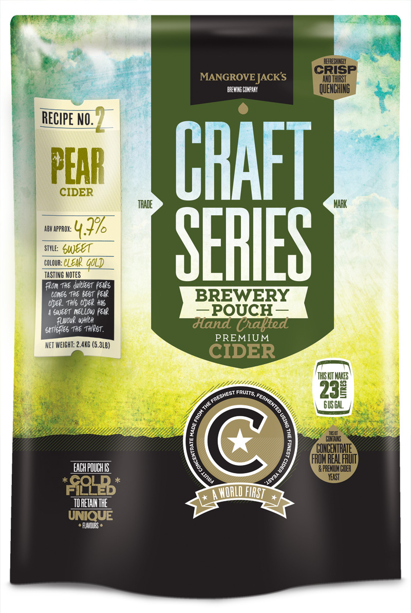 Mangrove Jack’s Craft Series Pear Cider Pouch