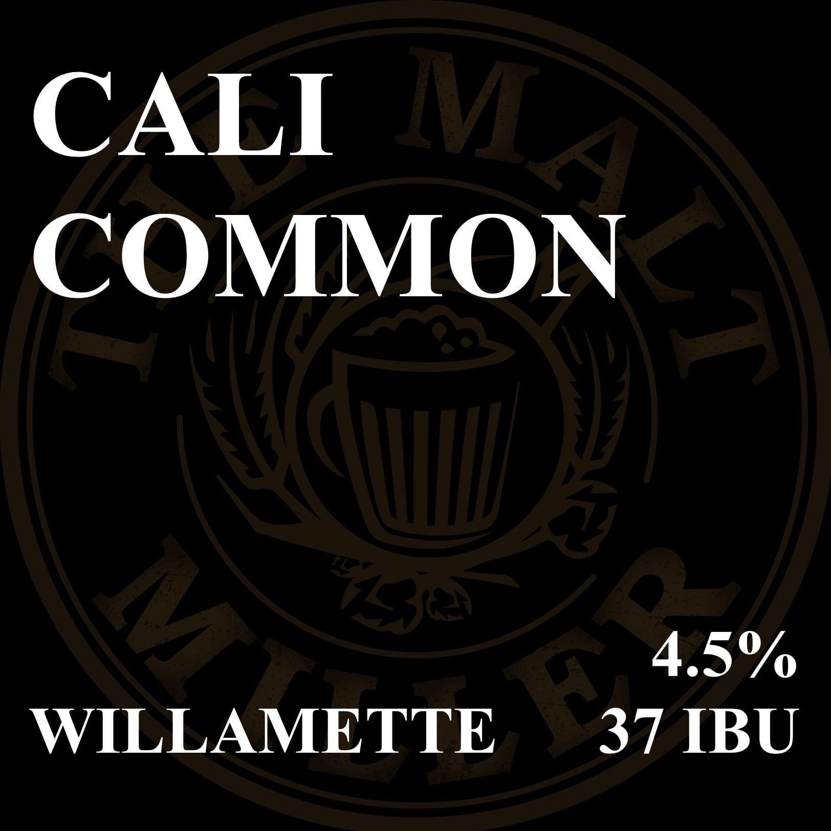Cali Common (lager style beer) Mini Mash Kit