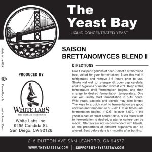 WLP4636 SAISON BRETTANOMYCES BLEND II - PurePitch® Next Generation BB: