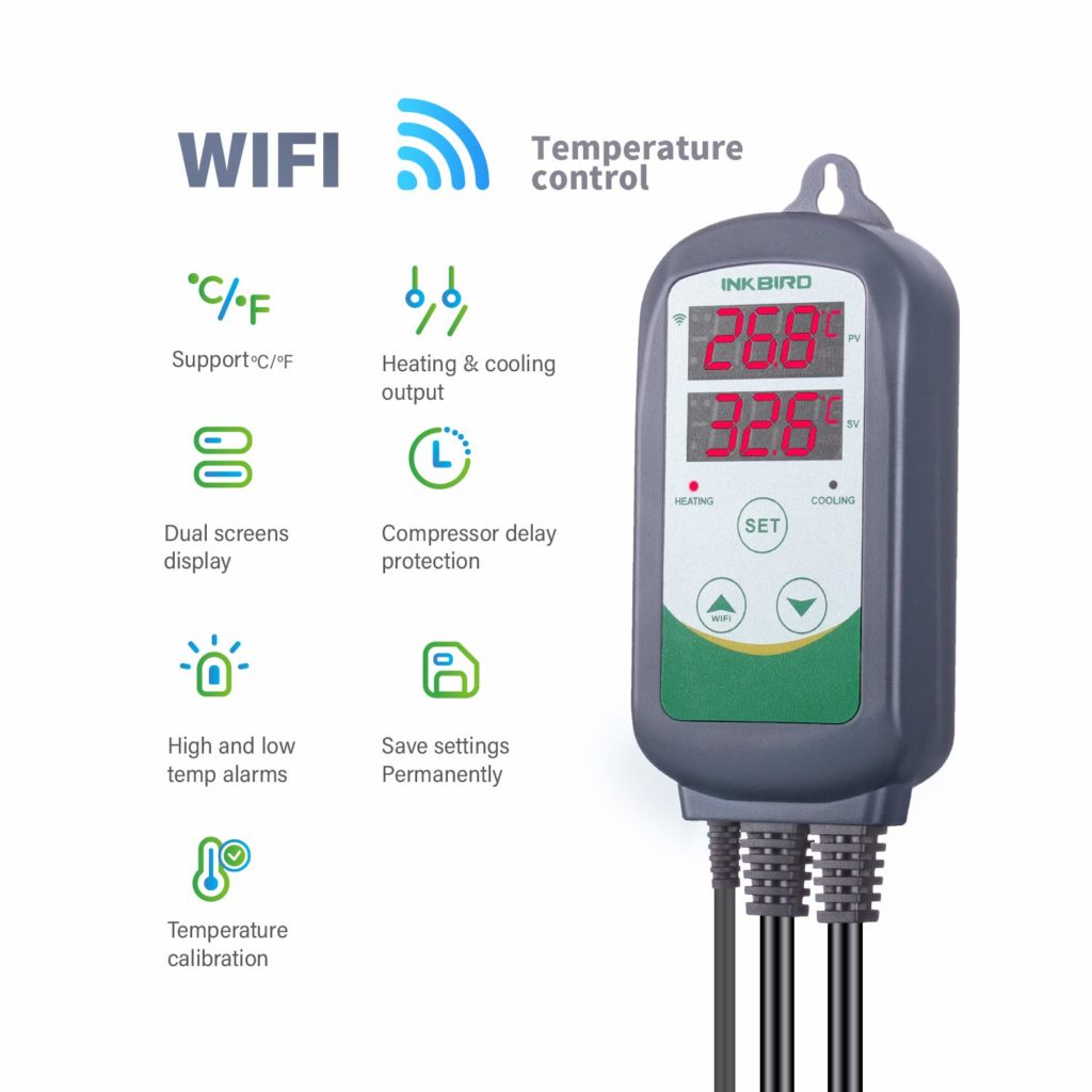 Wifi temperature store controller