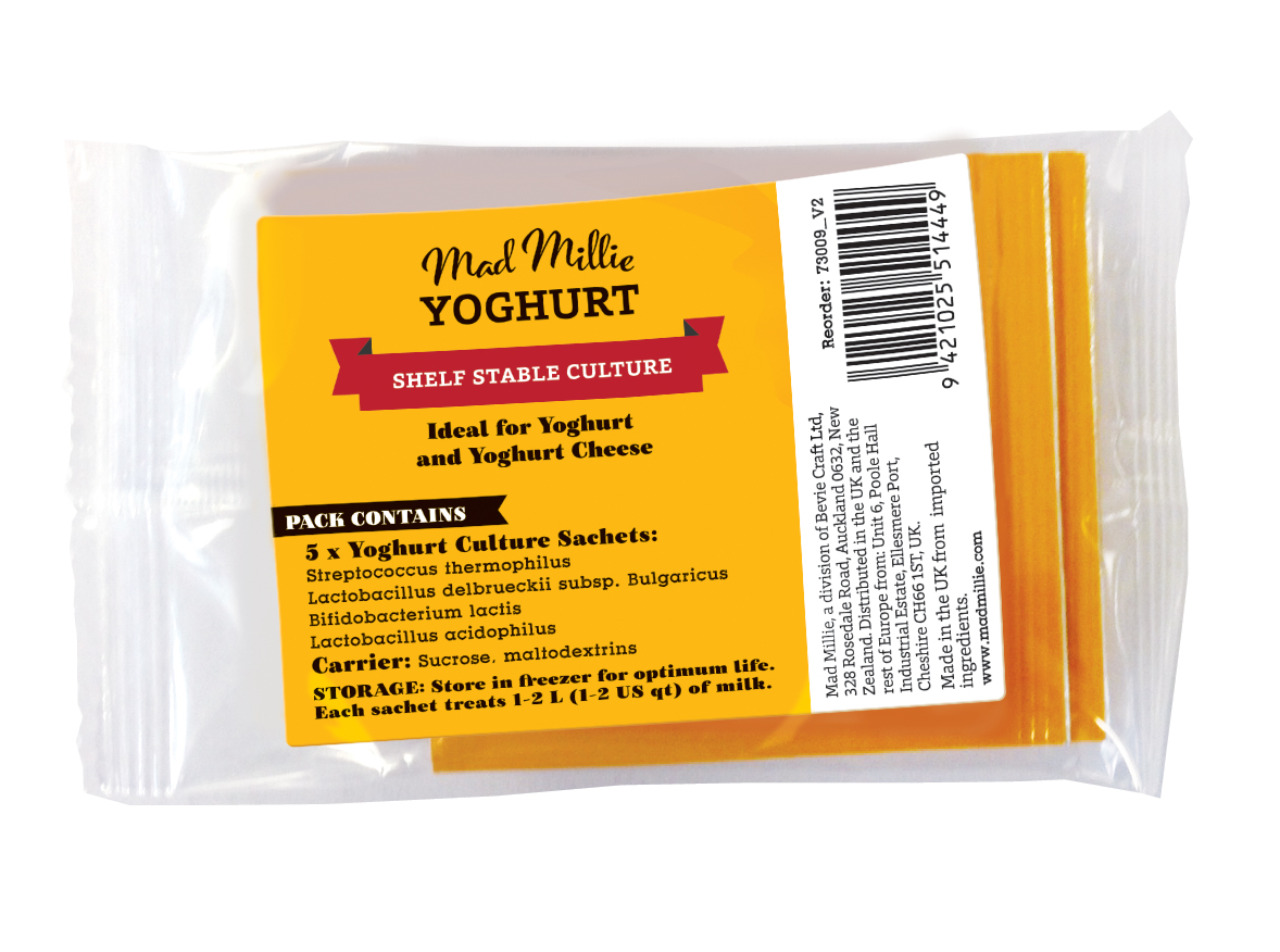Mad Millie Dairy Free Yoghurt Culture Sachets X 5 The Malt Miller
