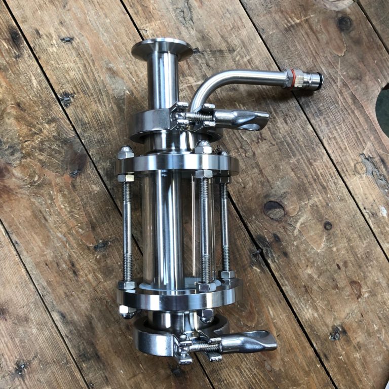 1.5" Tri Clamp Yeast Brink with Exhaust Port Yeast Harvester The