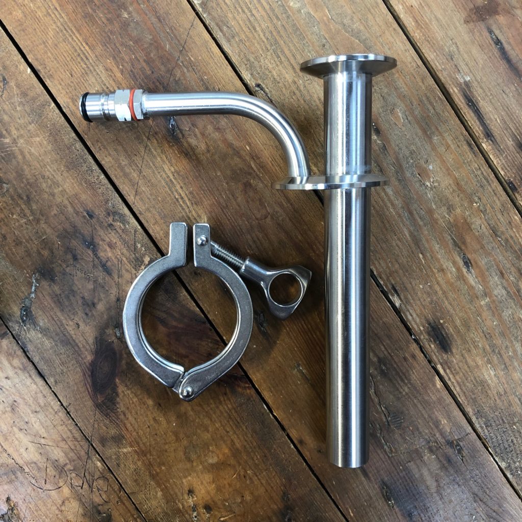 1.5″ Tri Clamp Yeast Brink with Exhaust Port The Malt Miller