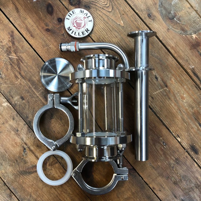 1.5" Tri Clamp Yeast Brink with Exhaust Port Yeast Harvester The