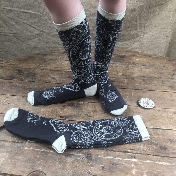 Socks on feet