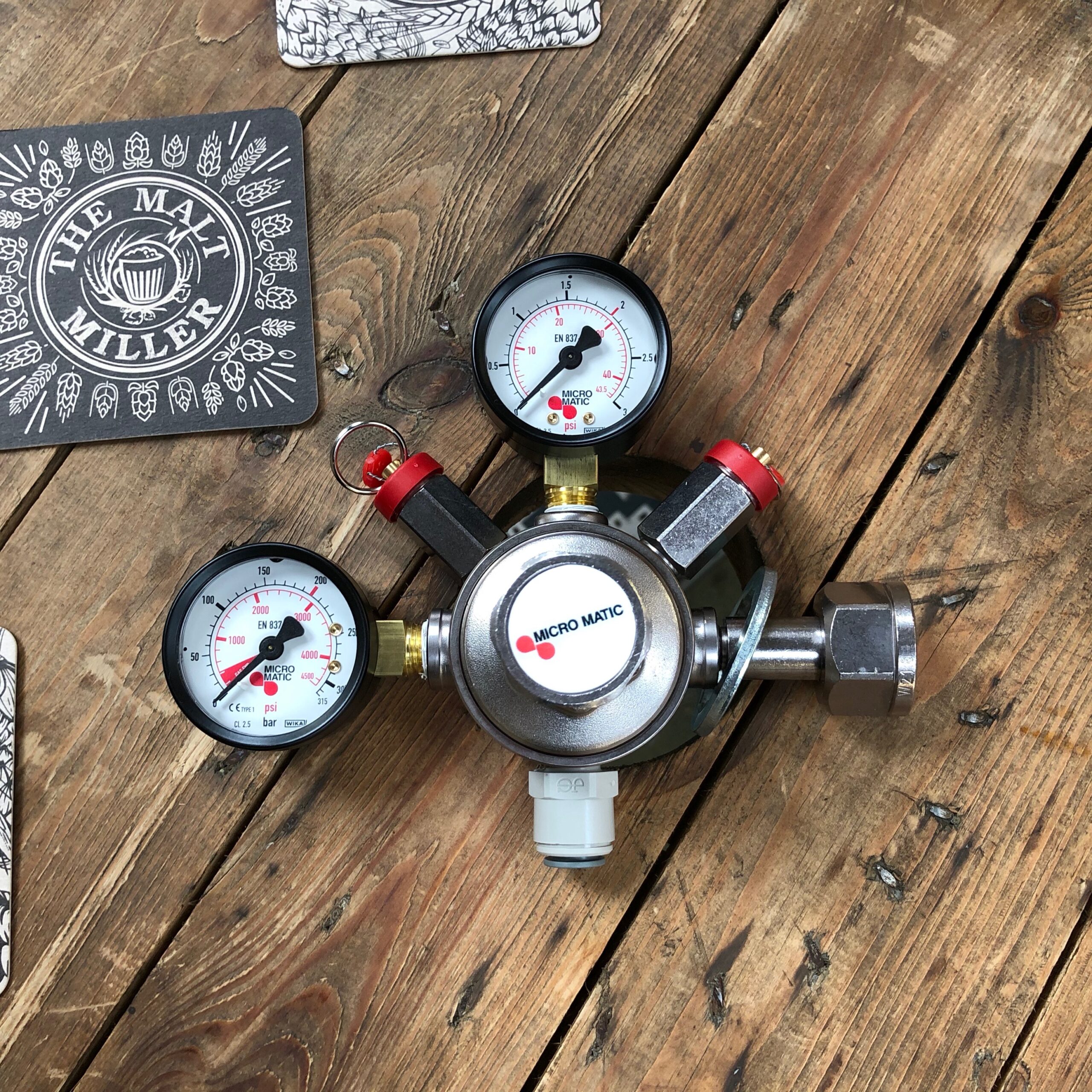 Micro Matic Bottle Mounted CO2 Regulator