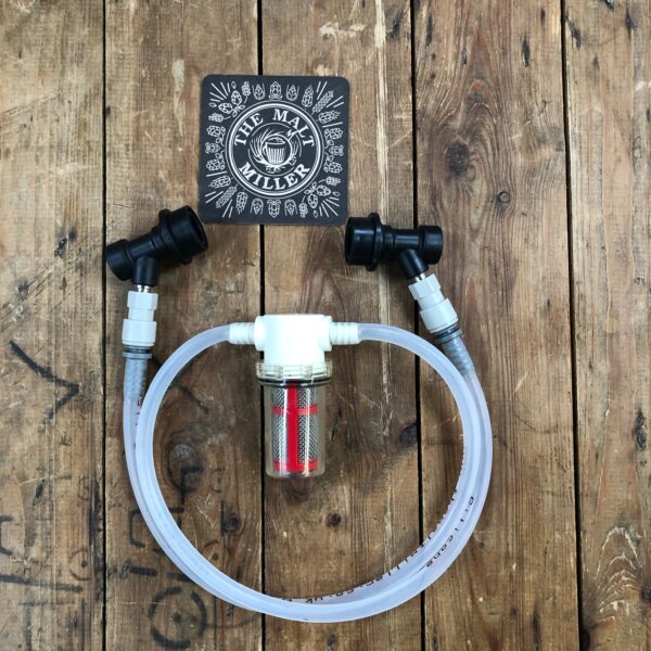 Keg to Keg Transfer Jumper Line with Filter The Malt Miller