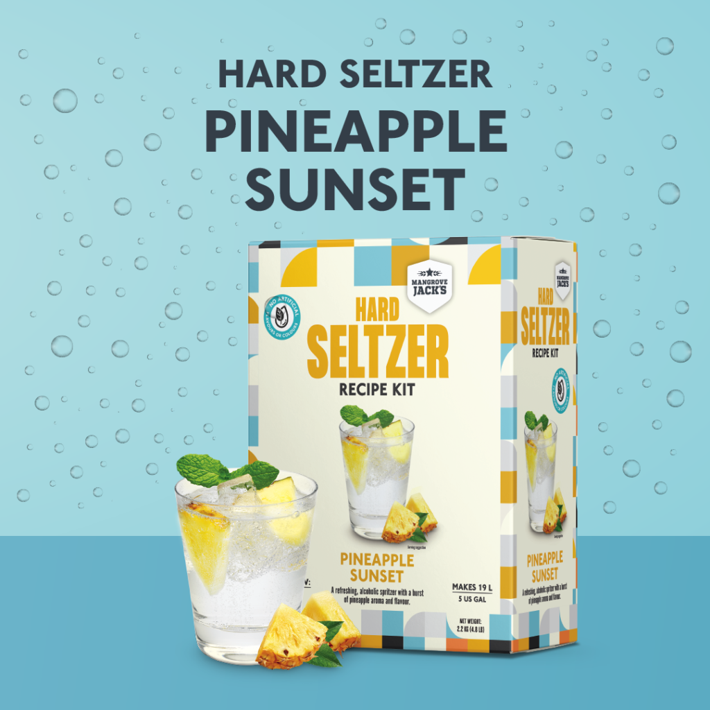 Mangrove Jack’s Hard Seltzer Pineapple Sunset The Malt Miller