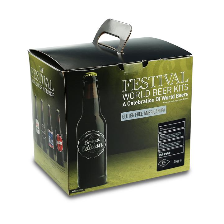 Festival World Beer Kits American IPA Gluten Free