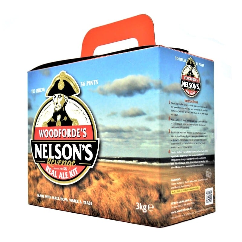 Nelsons Revenge Beer Kit - Full-Bodied Premium Bitter, 36 Pints