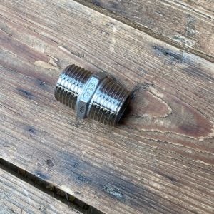 Stainless Steel 1/2" Hex Nipple