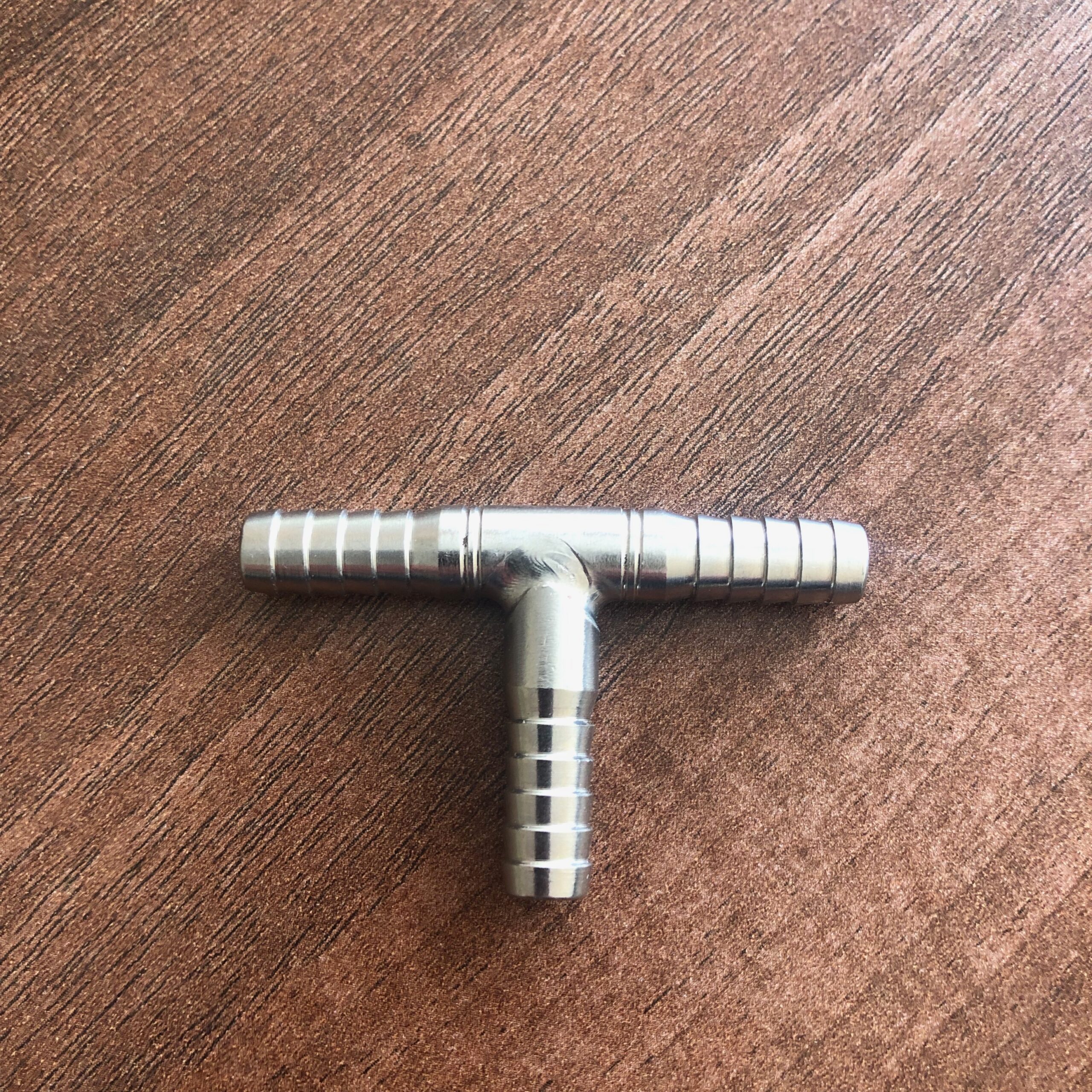 Stainless Steel 3/8″ Beer / Gas Line “T” The Malt Miller