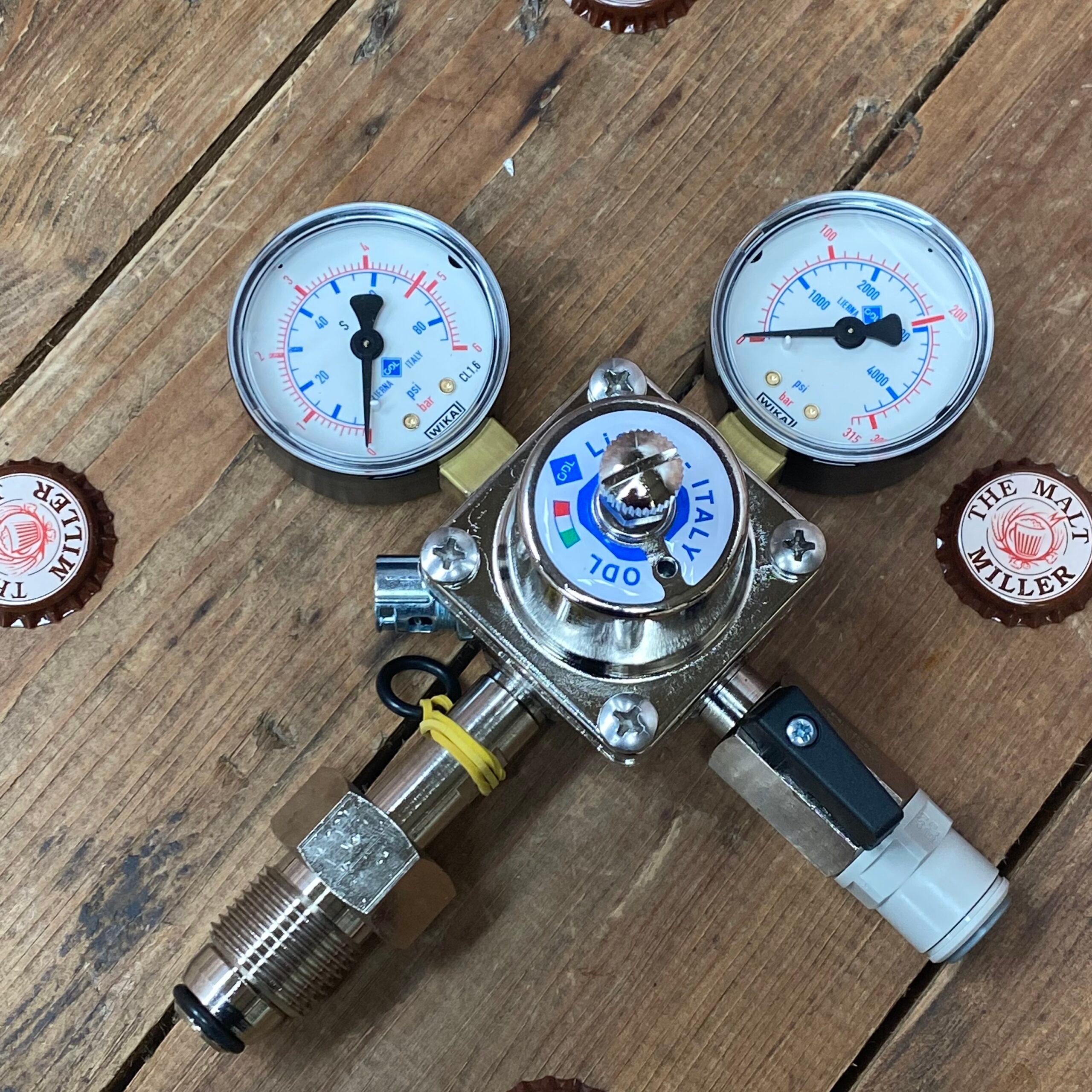 Premium Mixed Gas Regulator Serve beer with Nitrogen The Malt Miller