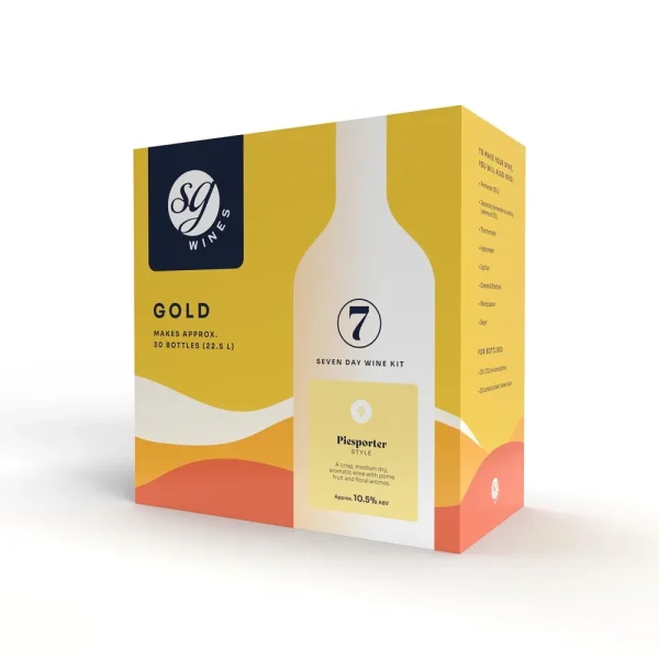 SG Wines - Gold Piesporter - 30 Bottle (23L) Wine Kit