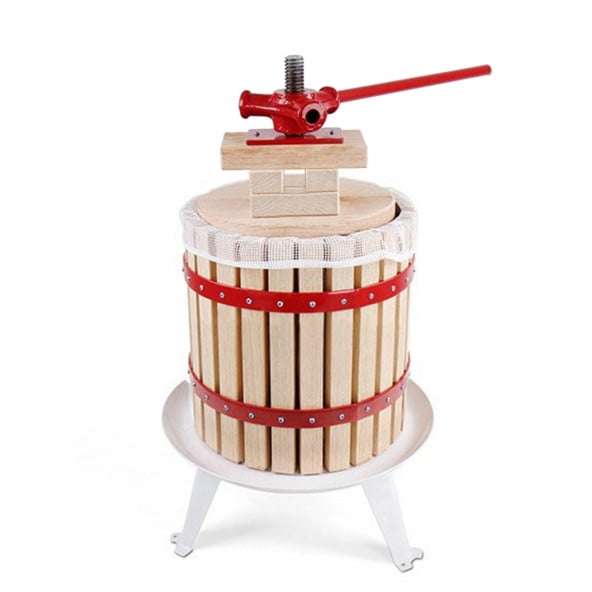 vinoferm-fruitpers-houten-korf-12-l