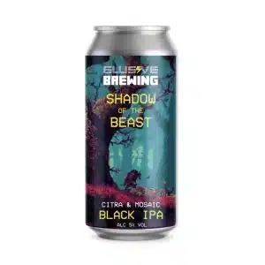 Elusive Brewing Shadow of the Beast Black IPA Cascading