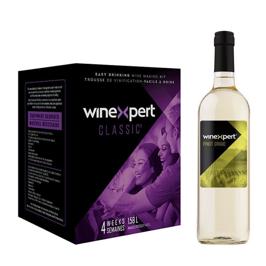 Winexpert Classic Italian Pinot Grigio 6 Bottle (4.5L) Wine Kit