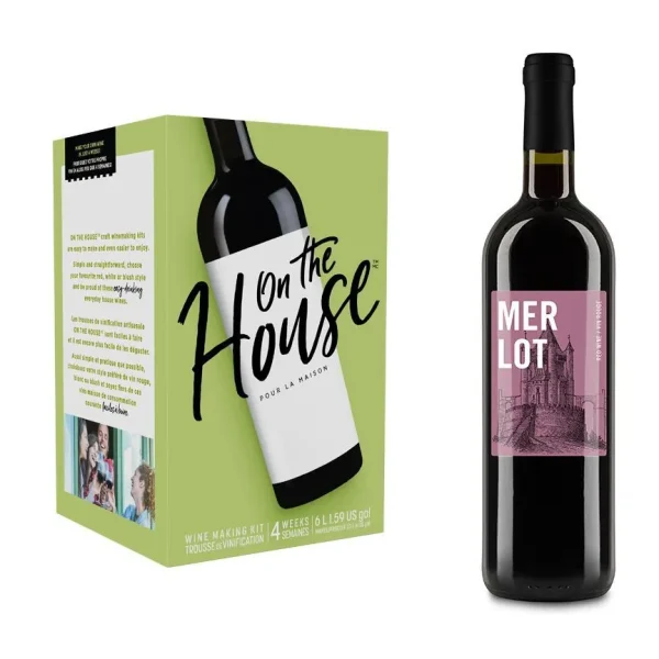 On The House Wine Kit Merlot