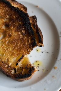 Burnt toast