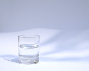 Glass of water