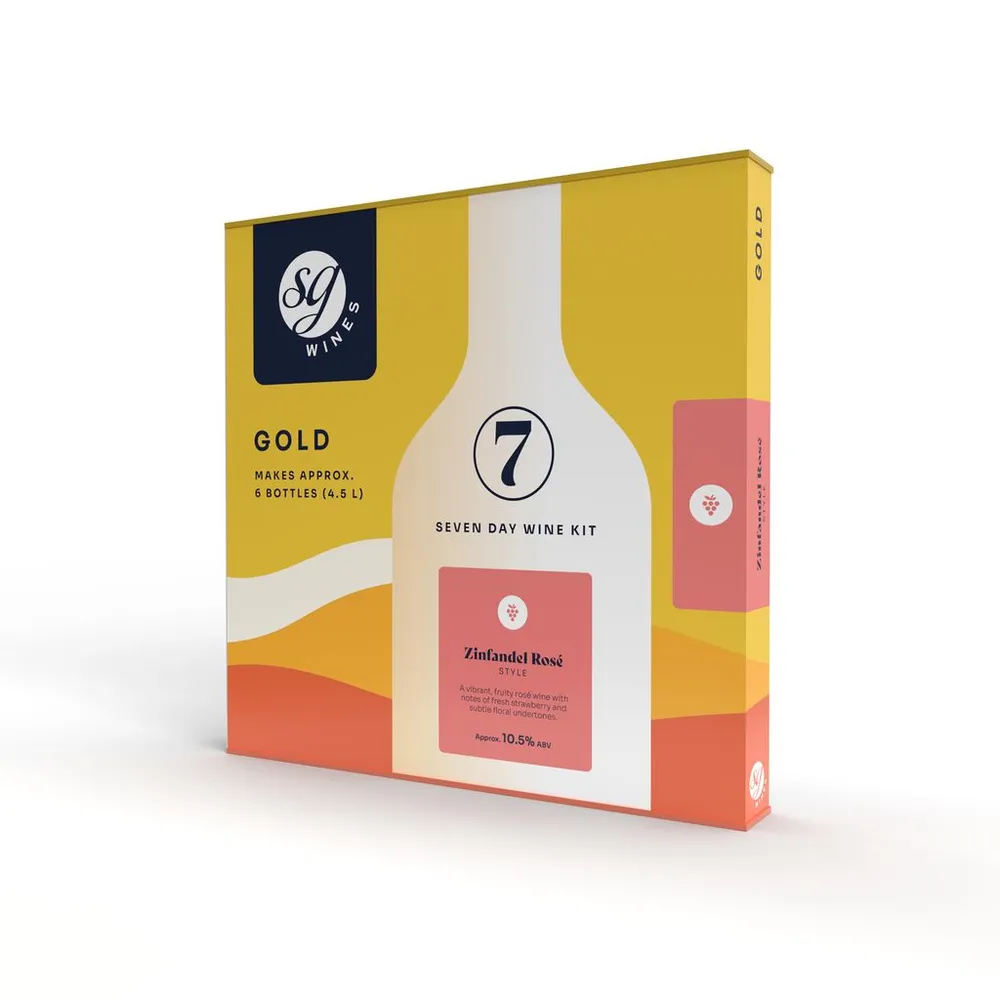 Solomon Grundy Gold 6 Bottle Wine Kit Zinfandel Rose