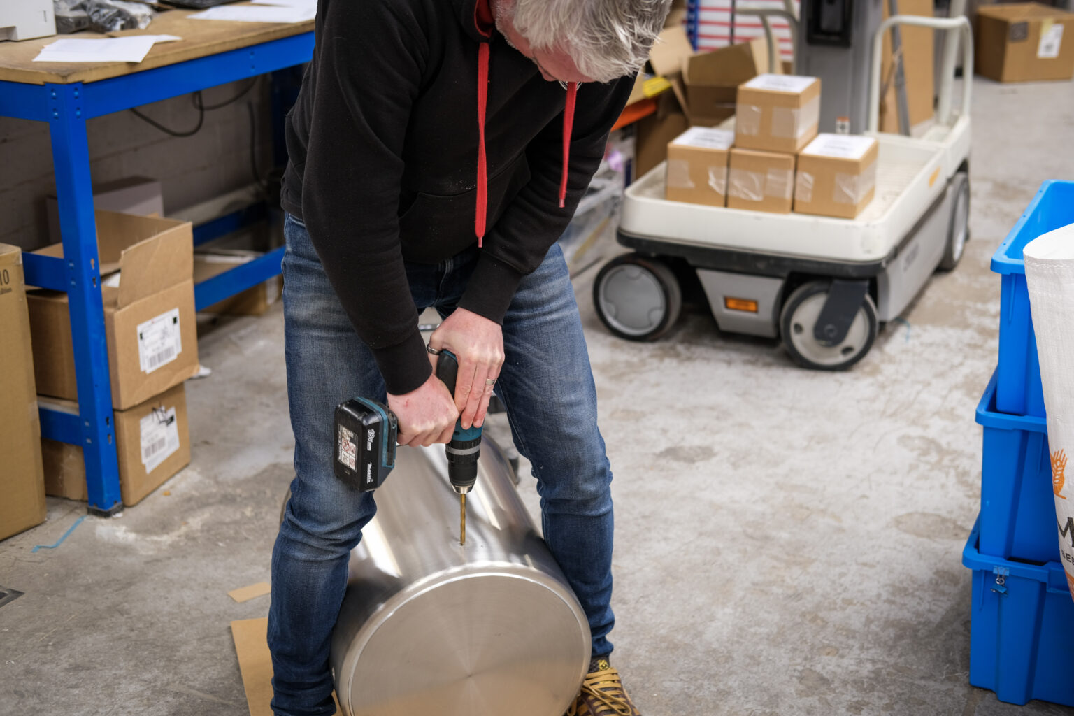 How to cut holes in stainless steel brewing vessels