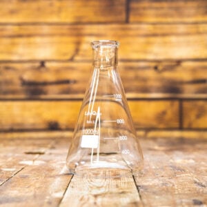 1 litre glass yeast flask